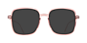 Hannah Crystal Pink PlasticEyeglass Frames for Glasses Direct, with Tinted Lenses