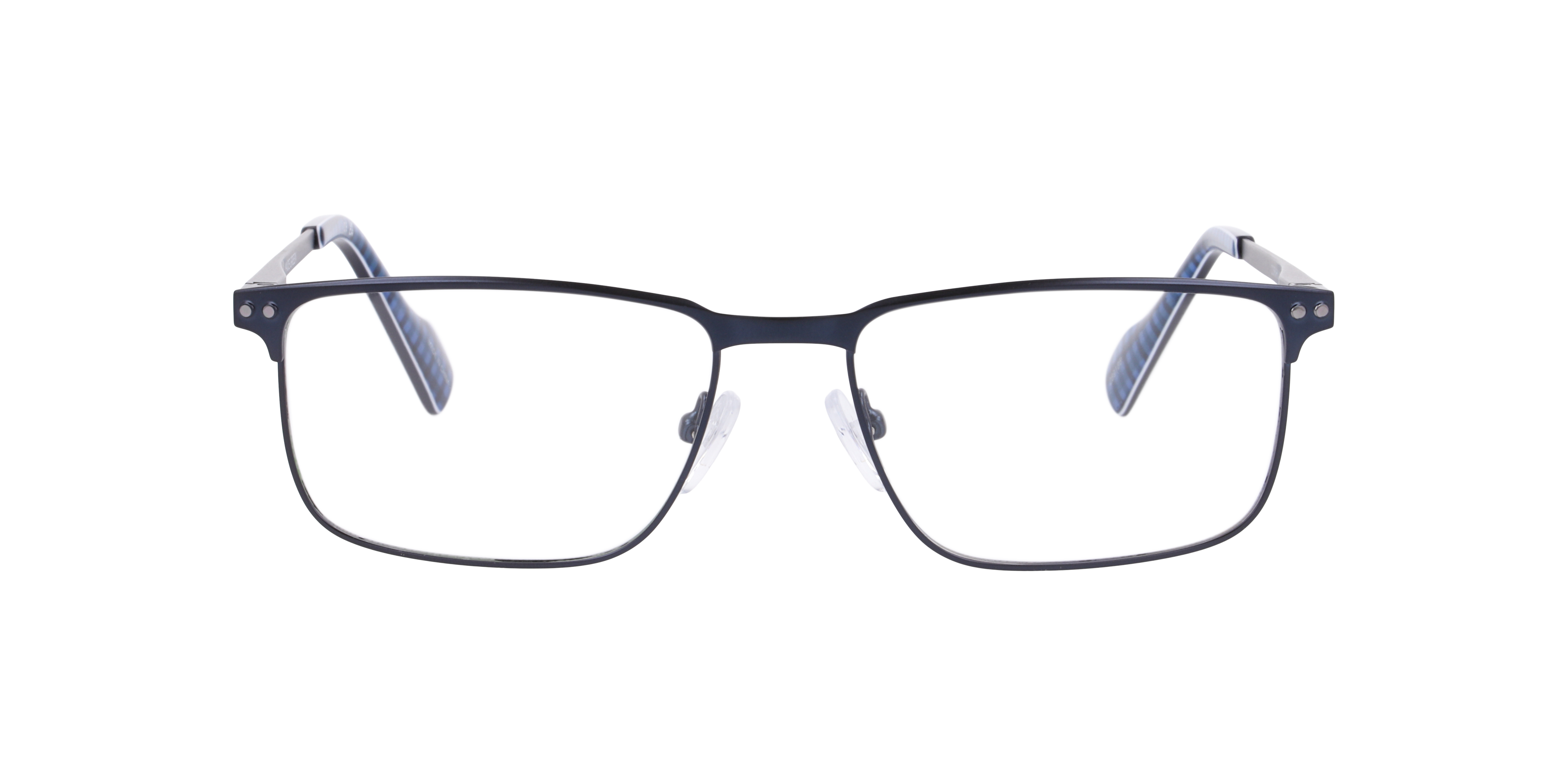 Bscornhill Blue MetalEyeglass Frames for Glasses Direct, Front View