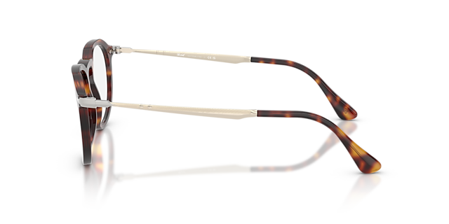 PO3387V Havana AcetateEyeglass Frames for Glasses Direct, Side View