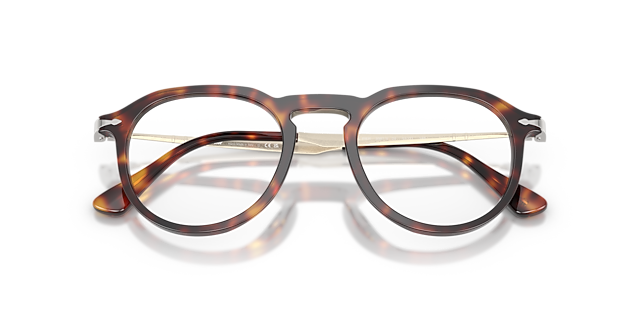 PO3387V Havana AcetateEyeglass Frames for Glasses Direct, Closed View