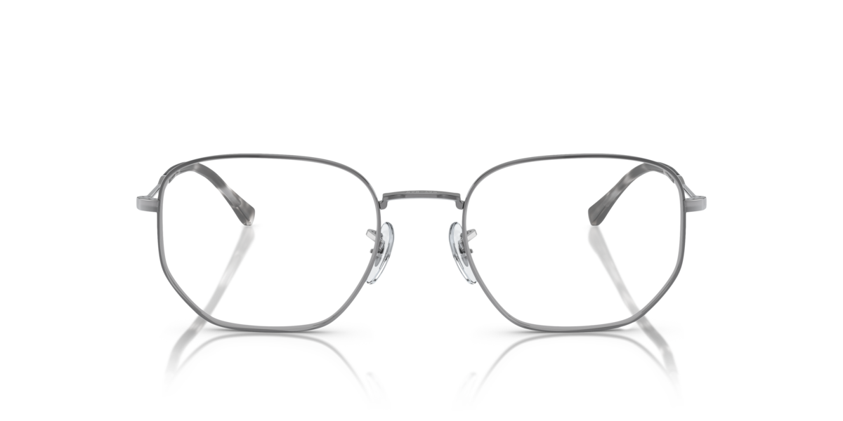 Ray-Ban Unisex Gunmetal Irregular Metal Eyeglasses Online - Full Rim - Rb6496