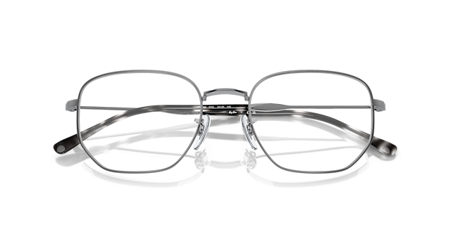 RB6496 Gunmetal MetalEyeglass Frames for Glasses Direct, Closed View