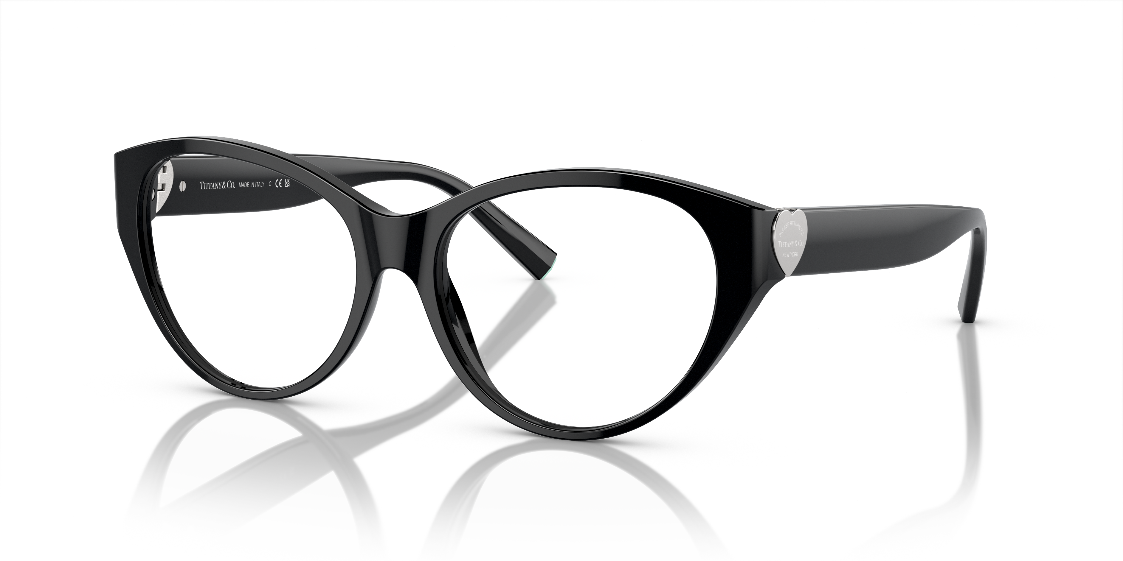 TF2244 Black AcetateEyeglass Frames for Glasses Direct, Angle View