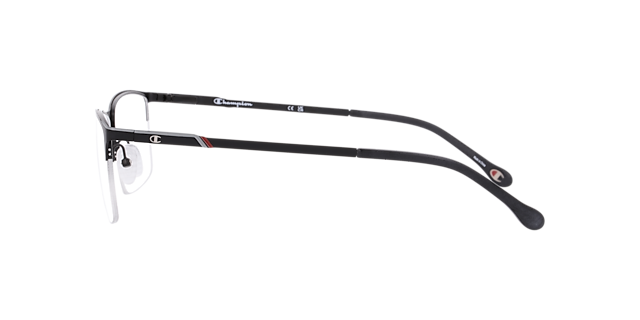 Cu4016 Black MetalEyeglass Frames for Glasses Direct, Side View