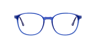 Nb4189 Blue Shiny AcetateEyeglass Frames for Glasses Direct, Front View