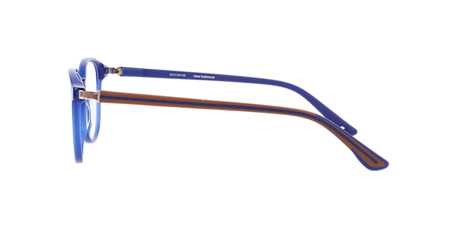 Nb4189 Blue Shiny AcetateEyeglass Frames for Glasses Direct, Side View