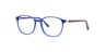 Nb4189 Blue Shiny AcetateEyeglass Frames for Glasses Direct, Angle View