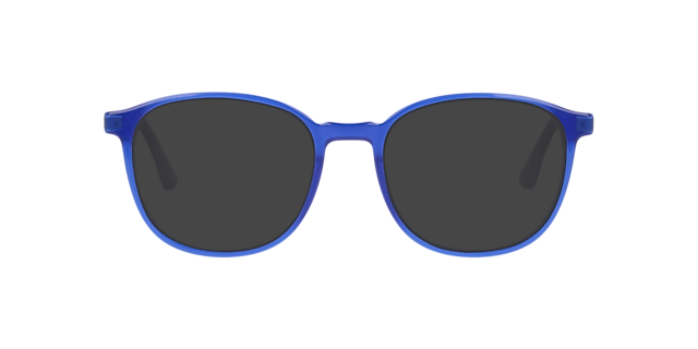 Nb4189 Blue Shiny AcetateEyeglass Frames for Glasses Direct, with Tinted Lenses