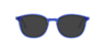 Nb4189 Blue Shiny AcetateEyeglass Frames for Glasses Direct, with Tinted Lenses
