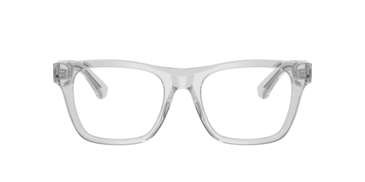 Burberry Men's Grey Square Acetate Eyeglasses Online - Full Rim - Be2445