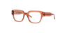 Miller Crystal Light Brown AcetateEyeglass Frames for Glasses Direct, Angle View