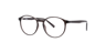 Joe Crystal Brown PlasticEyeglass Frames for Glasses Direct, Angle View