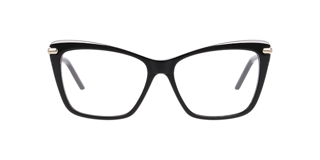 MARC 871 Black Grey AcetateEyeglass Frames for Glasses Direct, Front View