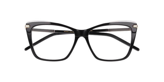 MARC 871 Black Grey AcetateEyeglass Frames for Glasses Direct, Closed View