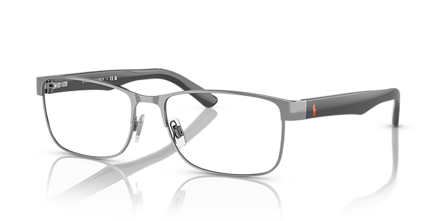 PH1157 Shiny Gunmetal MetalEyeglass Frames for Glasses Direct, Angle View