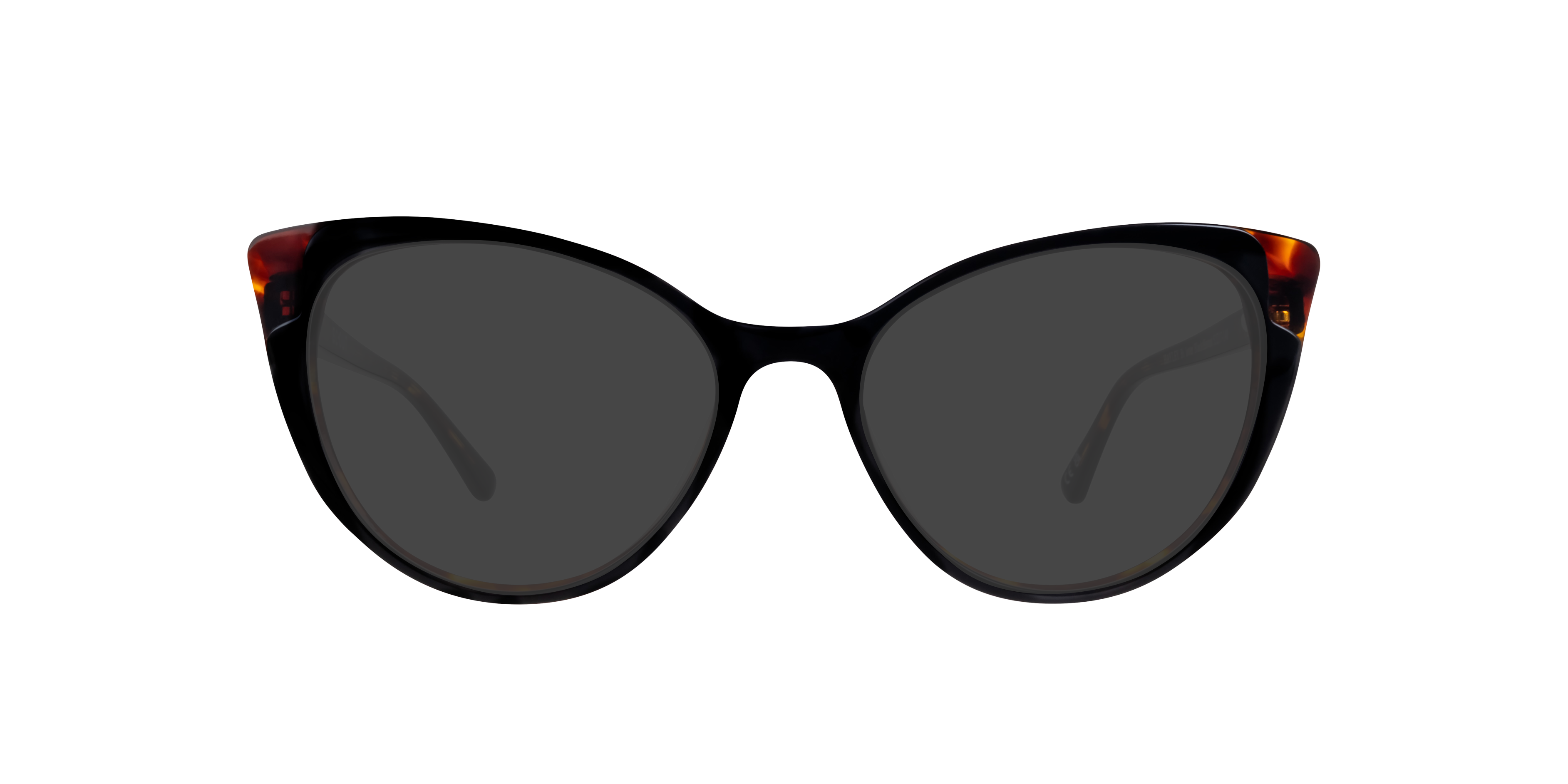 Hayley Bi Layer Black & Havana AcetateEyeglass Frames for Glasses Direct, with Tinted Lenses