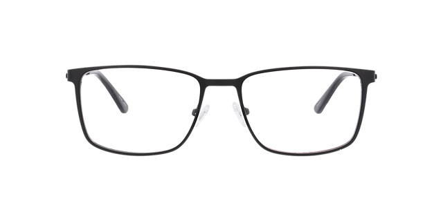 Nb4186 Black Matte MetalEyeglass Frames for Glasses Direct, Front View