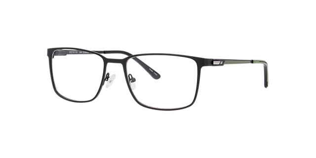 Nb4186 Black Matte MetalEyeglass Frames for Glasses Direct, Angle View