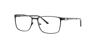 Nb4186 Black Matte MetalEyeglass Frames for Glasses Direct, Angle View