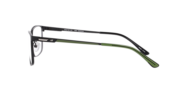 Nb4186 Black Matte MetalEyeglass Frames for Glasses Direct, Side View