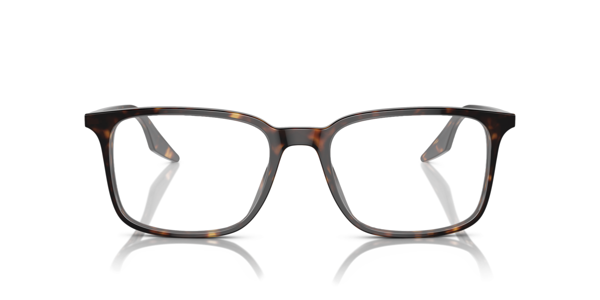 Ray-Ban Unisex Havana Rectangle Acetate Eyeglasses Online - Full Rim - Rb5421