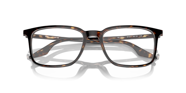 RB5421 Optics Havana AcetateEyeglass Frames for Glasses Direct, Closed View