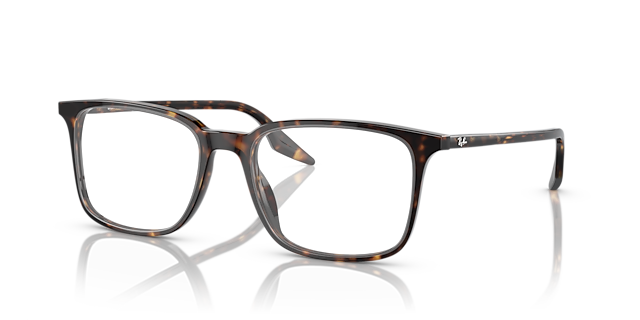 RB5421 Optics Havana AcetateEyeglass Frames for Glasses Direct, Angle View