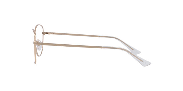 Maya Light Gold MetalEyeglass Frames for Glasses Direct, Side View