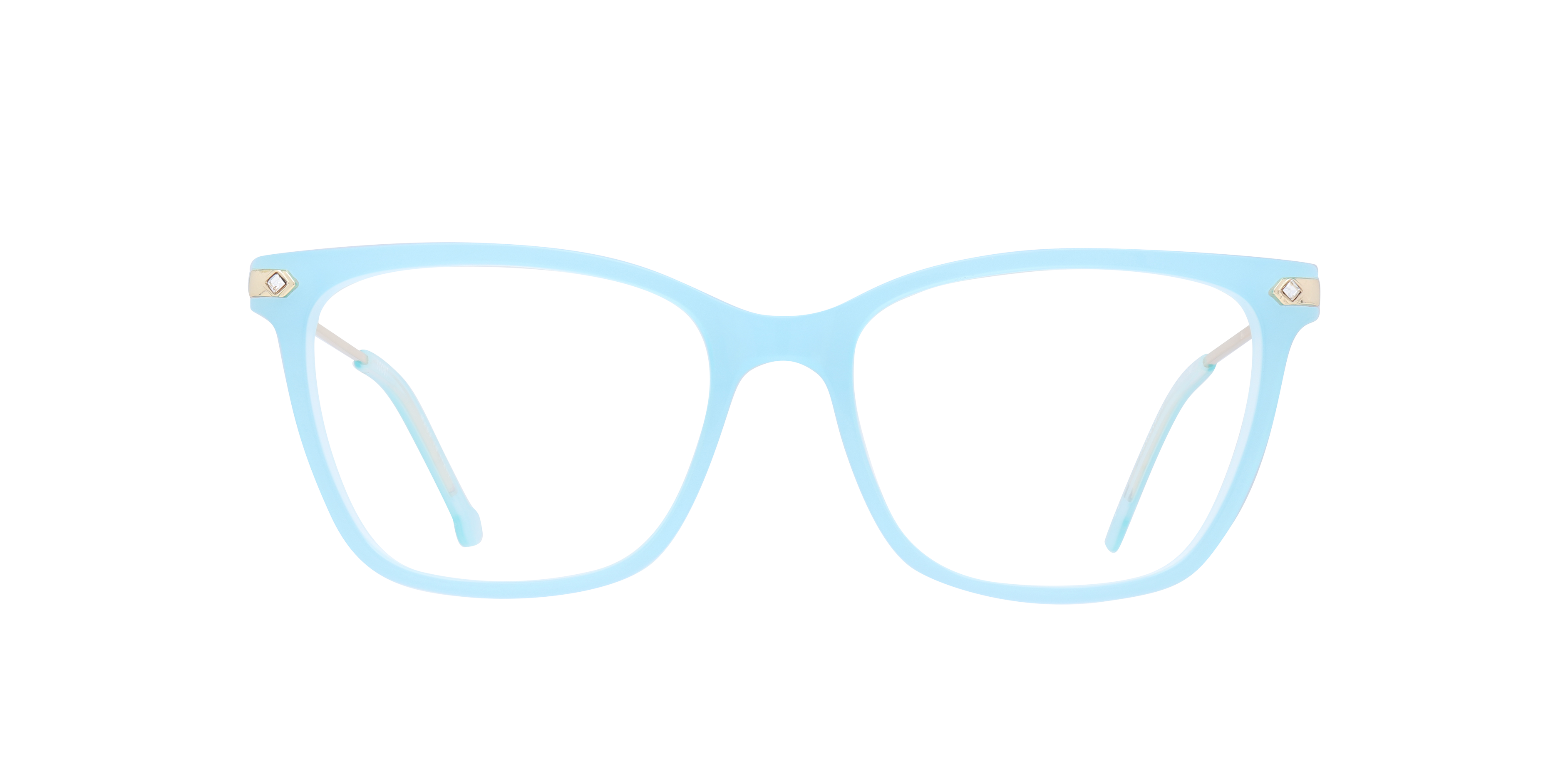 Arlechino Blue AcetateEyeglass Frames for Glasses Direct, Front View