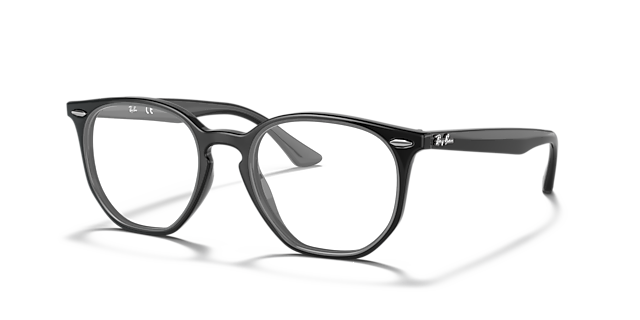 RB7151 Black AcetateEyeglass Frames for Glasses Direct, Angle View