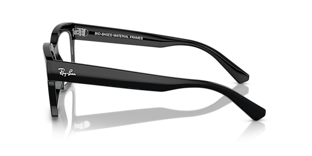 RB7217 Black PlasticEyeglass Frames for Glasses Direct, Side View