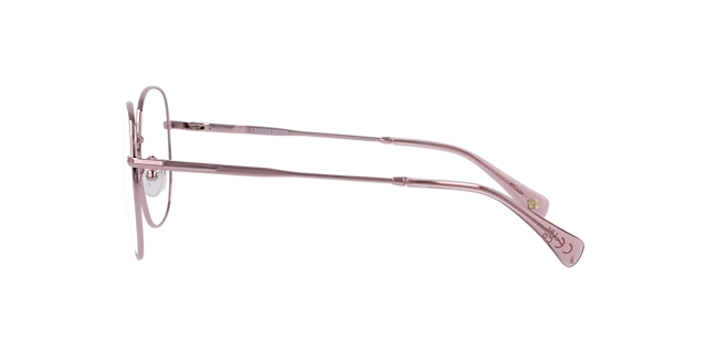 Marylebone Pink MetalEyeglass Frames for Glasses Direct, Side View