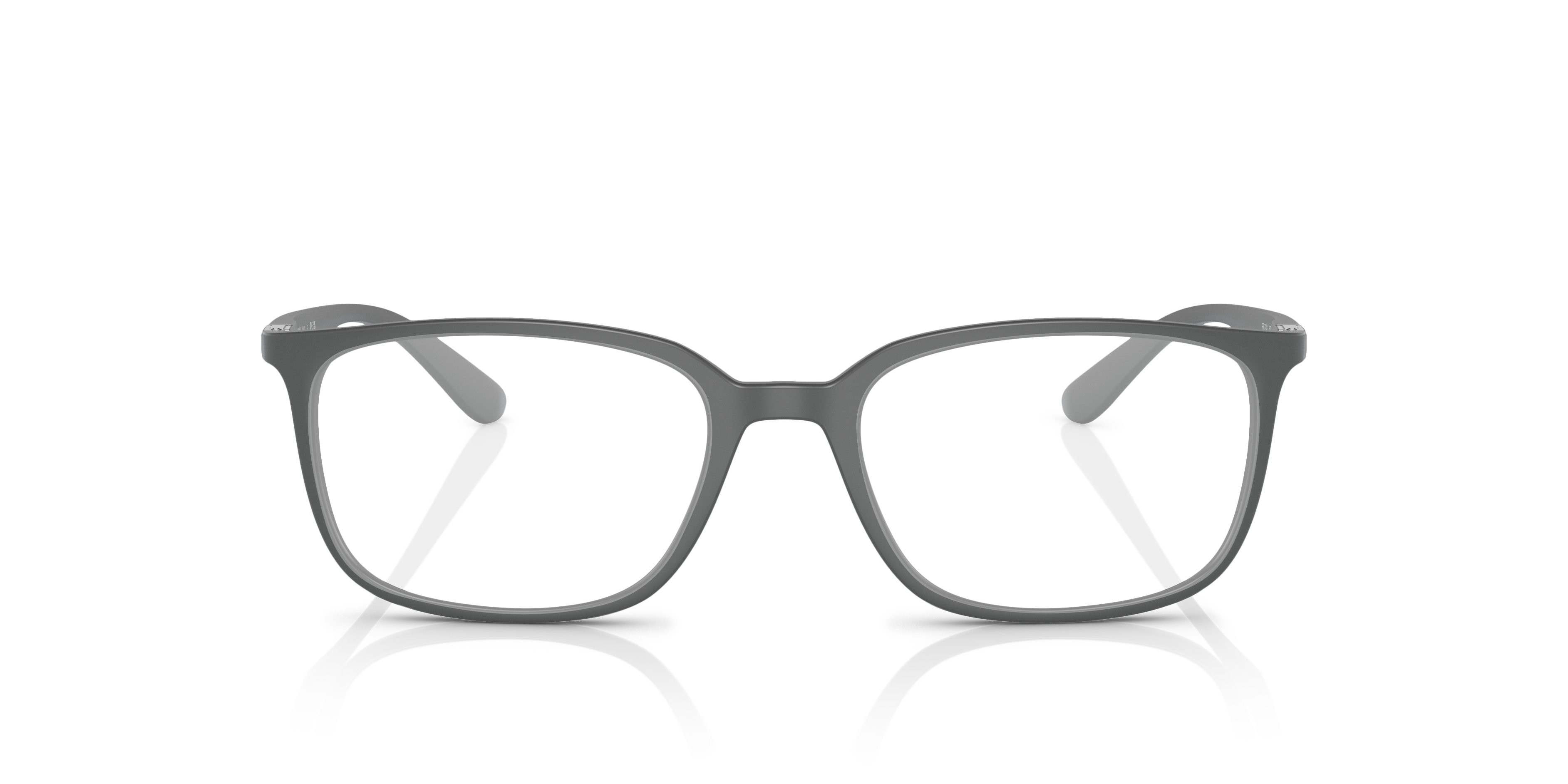 RB7208 Grey PlasticEyeglass Frames for Glasses Direct, Front View