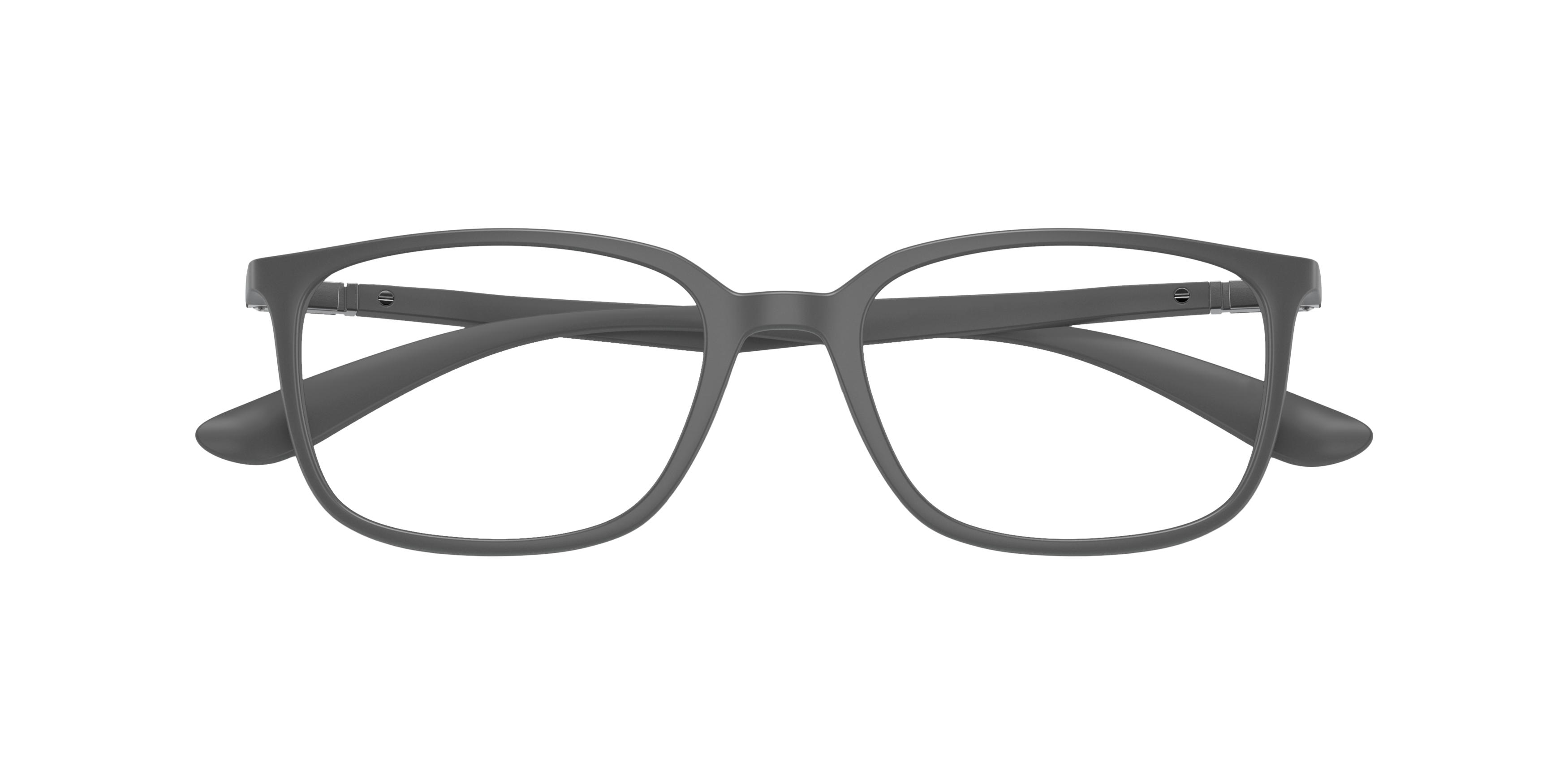 RB7208 Grey PlasticEyeglass Frames for Glasses Direct, Closed View