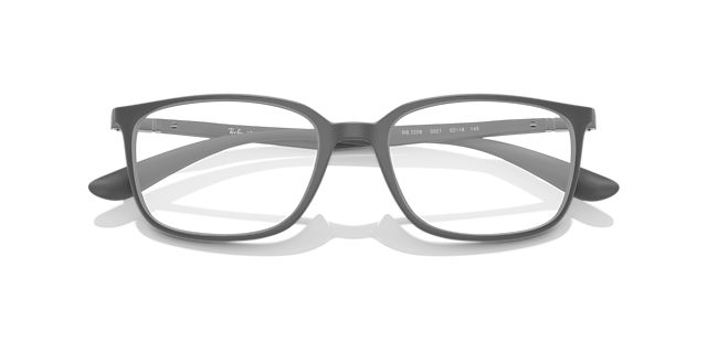 RB7208 Grey PlasticEyeglass Frames for Glasses Direct, Closed View