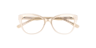 Meredith Pearly Gold AcetateEyeglass Frames for Glasses Direct, Closed View