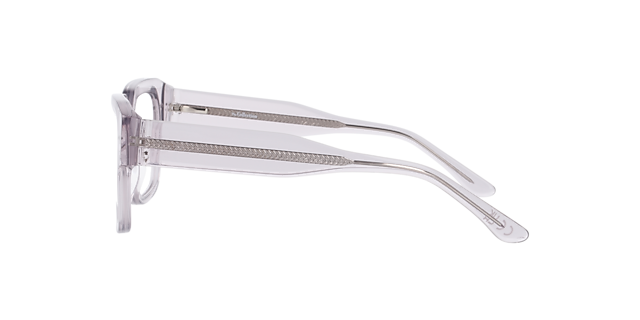 Miller Crystal Purple AcetateEyeglass Frames for Glasses Direct, Side View