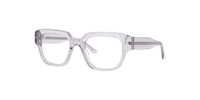 Miller Crystal Purple AcetateEyeglass Frames for Glasses Direct, Angle View