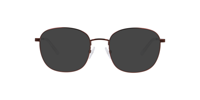 Mckenna Brown MetalEyeglass Frames for Glasses Direct, with Tinted Lenses