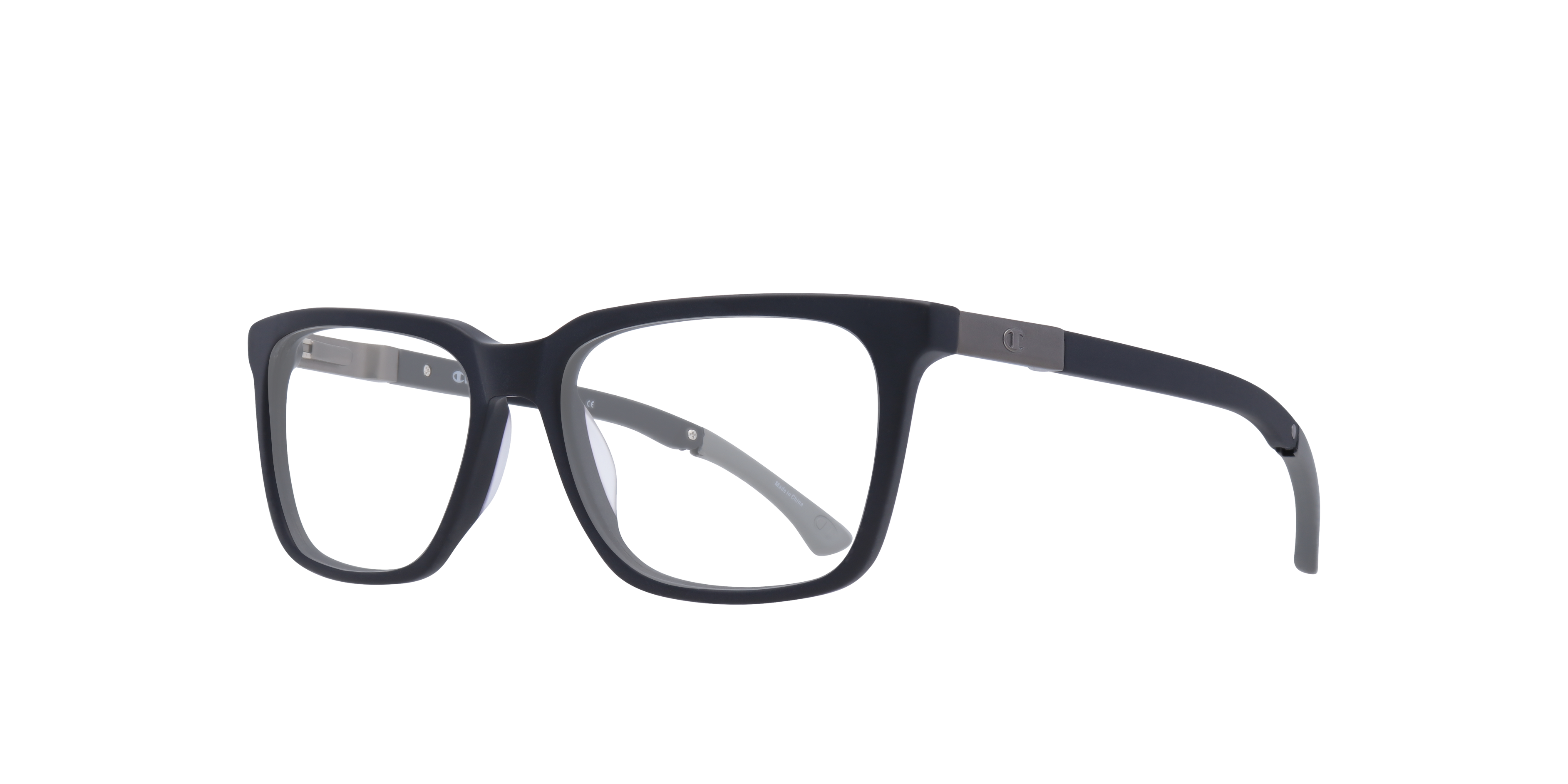 CUZONE200 Black AcetateEyeglass Frames for Glasses Direct, Angle View