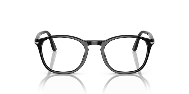 PO3007V Black AcetateEyeglass Frames for Glasses Direct, Front View