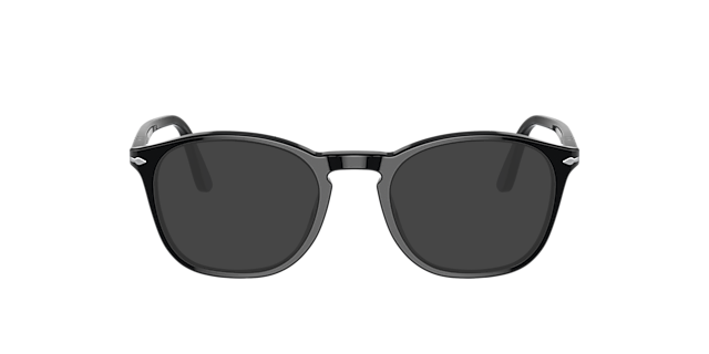 PO3007V Black AcetateEyeglass Frames for Glasses Direct, with Tinted Lenses