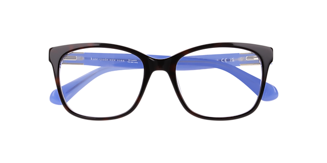 Ks Carolan 2/G Tortoise Blue AcetateEyeglass Frames for Glasses Direct, Closed View