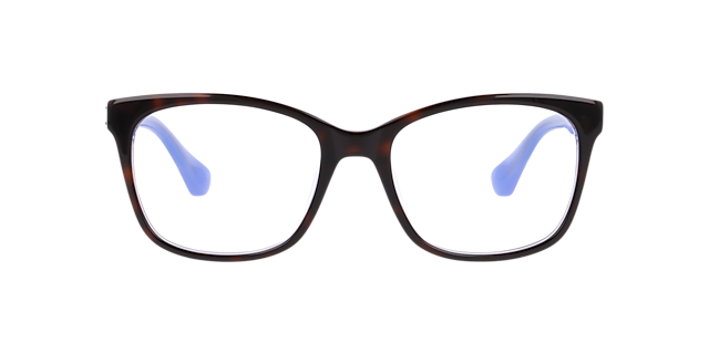 Ks Carolan 2/G Tortoise Blue AcetateEyeglass Frames for Glasses Direct, Front View