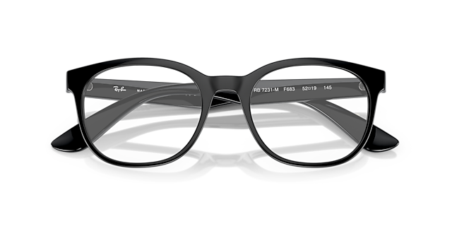 RB7231M Black PlasticEyeglass Frames for Glasses Direct, Closed View