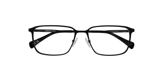 Malden Black MetalEyeglass Frames for Glasses Direct, Closed View