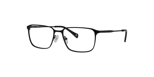 Malden Black MetalEyeglass Frames for Glasses Direct, Angle View