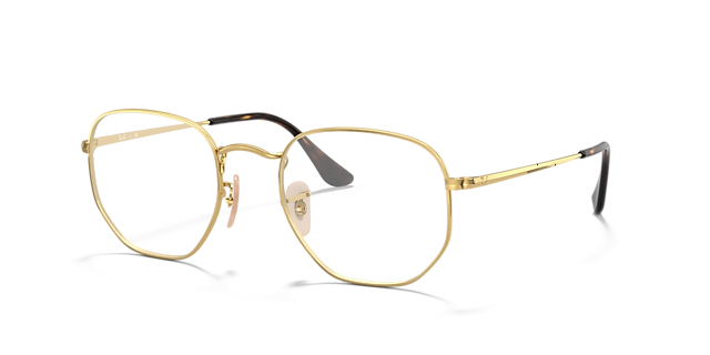 RB6448 Arista Gold MetalEyeglass Frames for Glasses Direct, Angle View