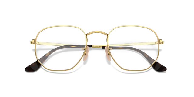 RB6448 Arista Gold MetalEyeglass Frames for Glasses Direct, Closed View