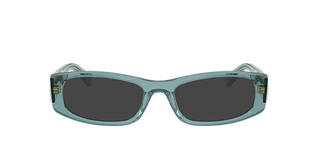 VO5699U Transparent Blue AcetateEyeglass Frames for Glasses Direct, with Tinted Lenses